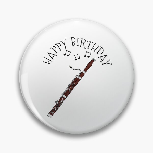 Item preview, Happy Birthday Bassoon Bassoonist Woodwind Musician designed and sold by doodlerob.