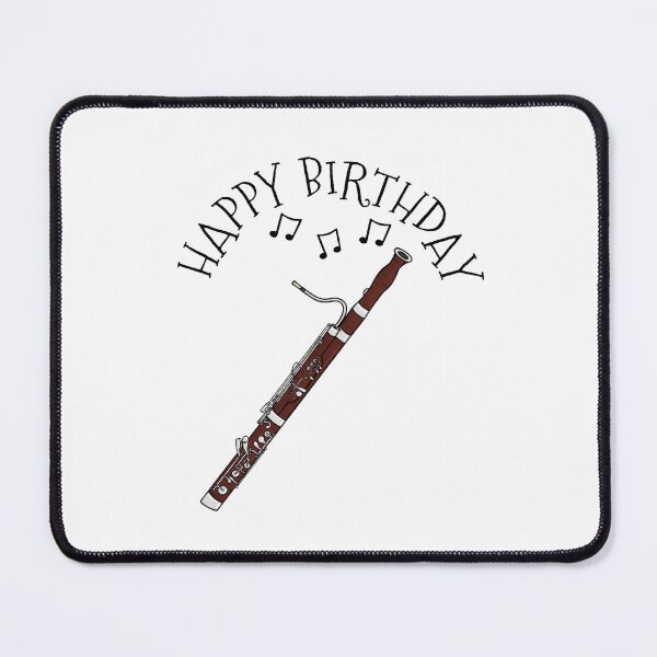Item preview, Happy Birthday Bassoon Bassoonist Woodwind Musician designed and sold by doodlerob.