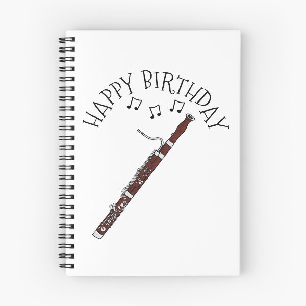 Item preview, Happy Birthday Bassoon Bassoonist Woodwind Musician designed and sold by doodlerob.