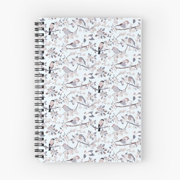 Item preview, Blossom and Birds in Cool Grey Tones designed and sold by LThomasDesigns.