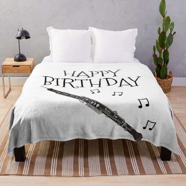 Item preview, Happy Birthday Oboe Oboist Woodwind Musician designed and sold by doodlerob.