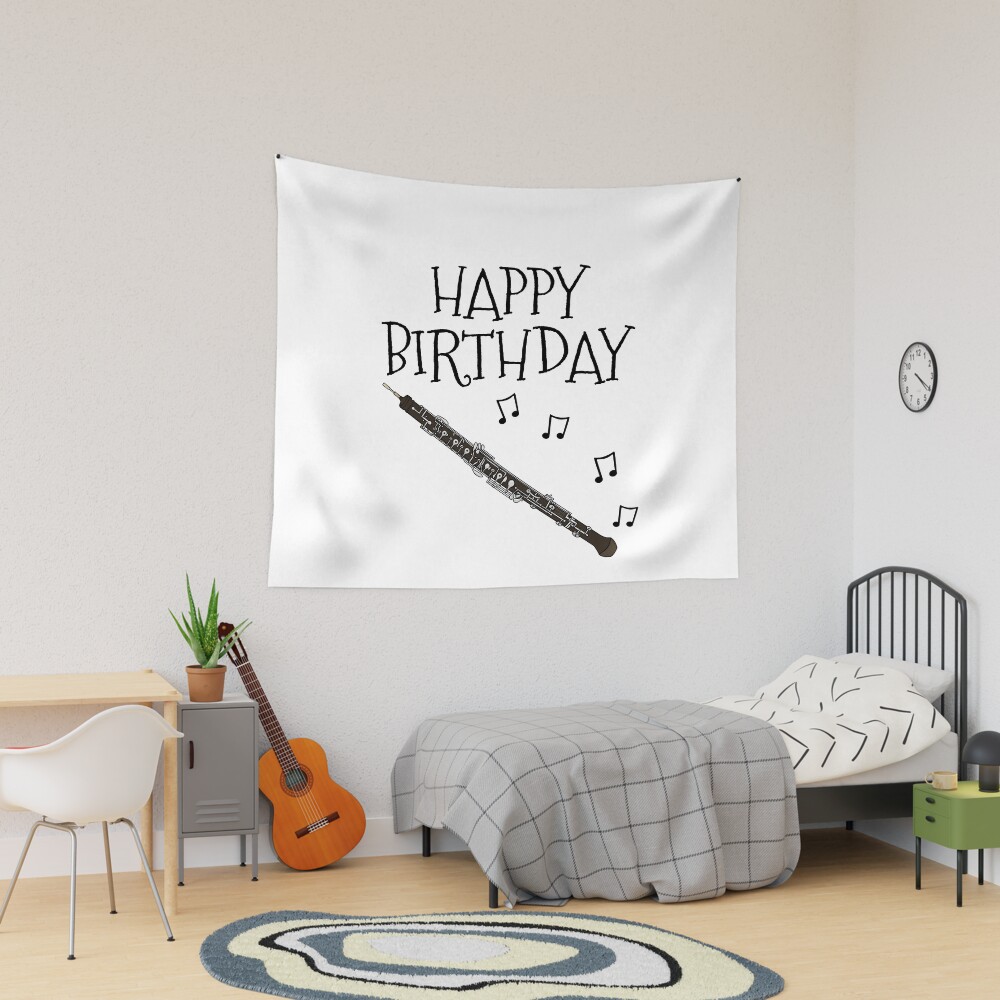 Happy Birthday Oboe Oboist Woodwind Musician Happy Birthday Oboe Oboist Woodwind Musician