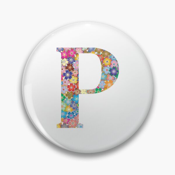 Item preview, Floral, Letter P designed and sold by Clothingspot.