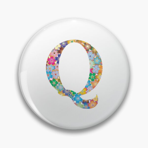 Item preview, Floral, Letter Q designed and sold by Clothingspot.
