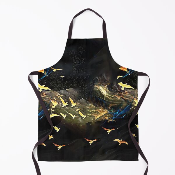 Aperçu de l'œuvre oiseaux d'or voyageant créée et vendue par Hebrewshirts.