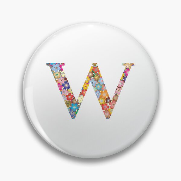 Item preview, Floral, Letter W designed and sold by Clothingspot.