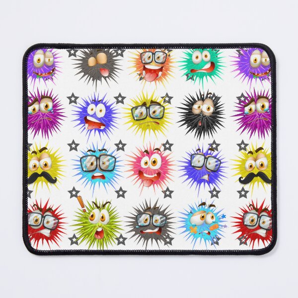 Item preview, Thorny Cartoon Balls with Faces designed and sold by CreativeMagi.