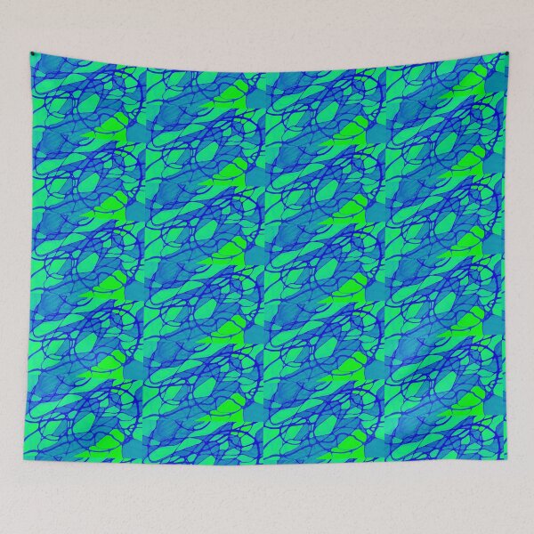 Item preview, Neurographic pattern with a circles and variety shapes by MariDani designed and sold by MariDaniArt.