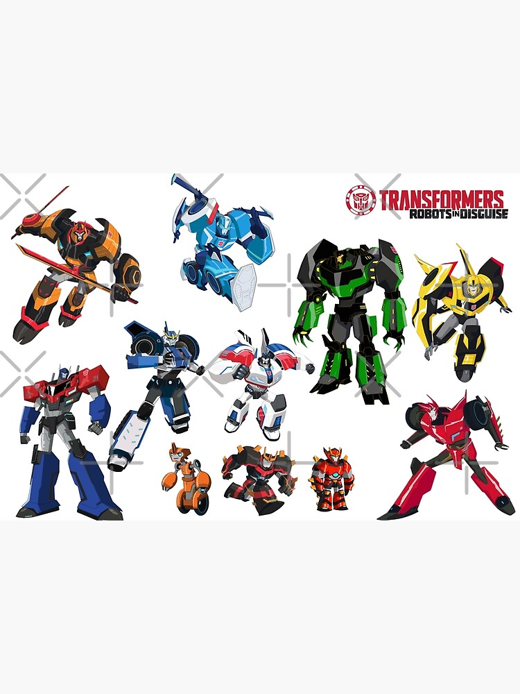 transformers robots in disguise full character Art Print for Sale by rolandos Redbubble