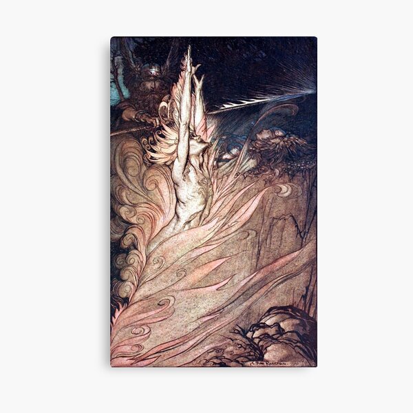 Loge in the Flames Canvas Print