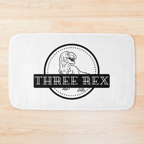 Item preview, Three Rex Birthday T-shirt, 3rd Birthday Raglan, Three Rex Dinosaur Birthday Shirt, Girls Dinosaur Birthday Shirt, Dino Birthday Shirt designed and sold by ALEXOUE.