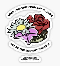 Lady Macbeth - Be the Serpent Sticker