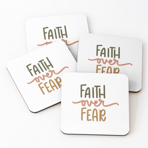 Item preview, Faith Over Fear designed and sold by CCalligraphyCo.