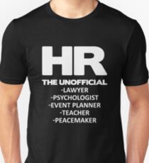 HR THE UNOFFICIAL LAWYER TEACHER Unisex T-Shirt