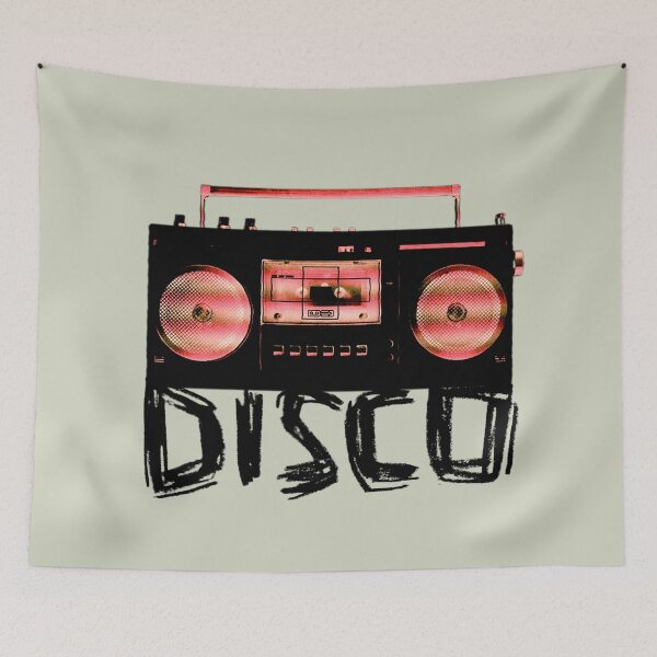 Item preview, Music Vintage Disco Stereo for Disco DJ designed and sold by badlydrawnbabe.