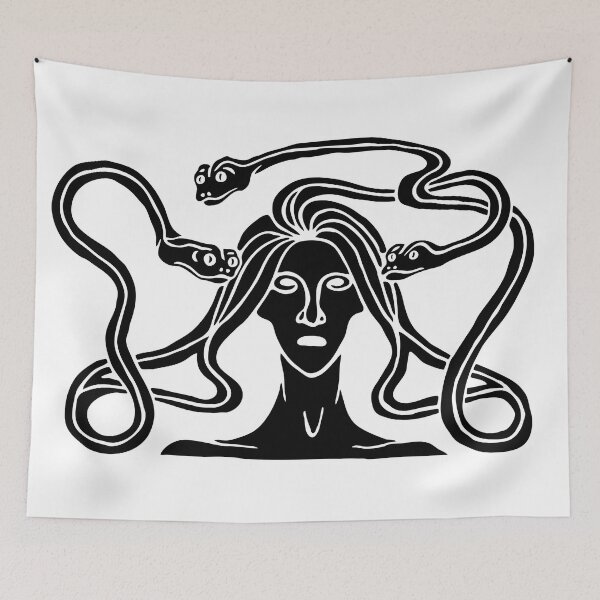 Item preview, Ilustración de Medusa por Tyra Kleen designed and sold by artofthenorth.