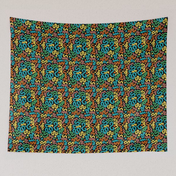 Item preview, Rainbow Squiggles  designed and sold by Wndringnotlstco.
