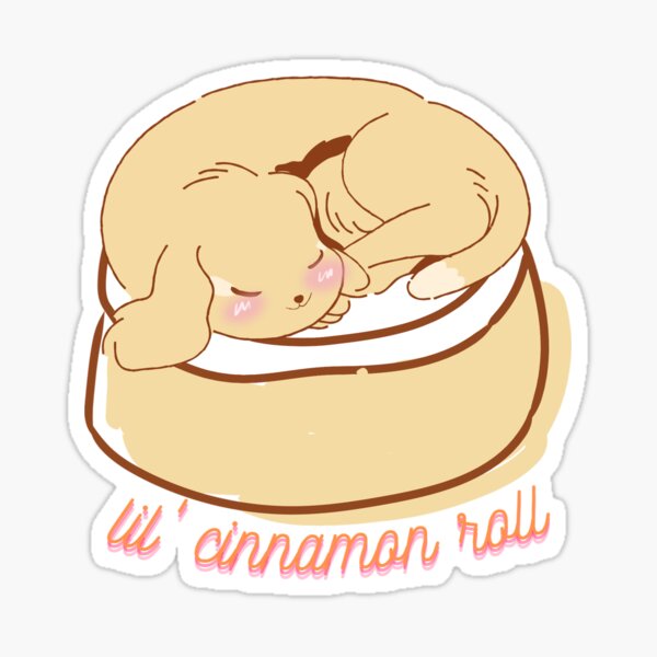 Cinnamon roll Sticker for Sale by mariana8bran