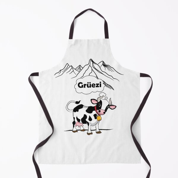 Item preview, Swiss Cow - Gruezi - Switzerland Travel designed and sold by TheInkElephant.