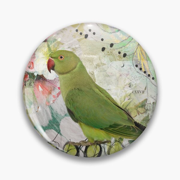 Item preview, Indian Ringneck Parrot designed and sold by Elisabeth Lucas.