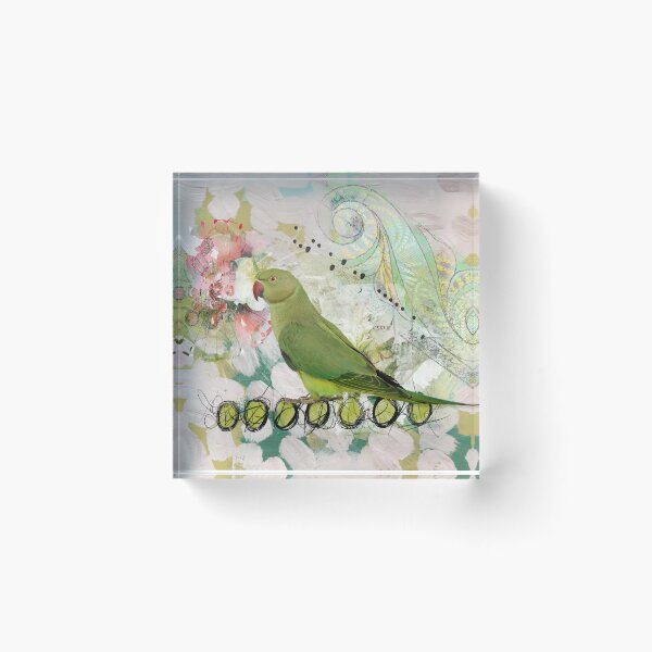 Item preview, Indian Ringneck Parrot designed and sold by Elisabeth Lucas.