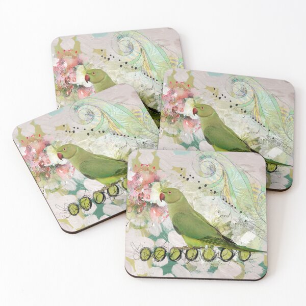 Item preview, Indian Ringneck Parrot designed and sold by Elisabeth Lucas.