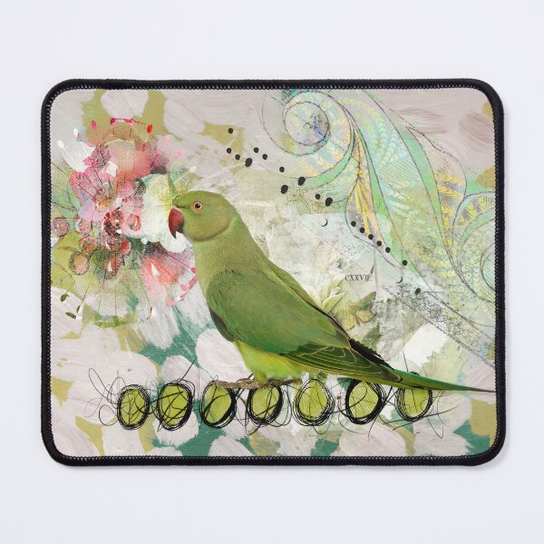 Item preview, Indian Ringneck Parrot designed and sold by Elisabeth Lucas.