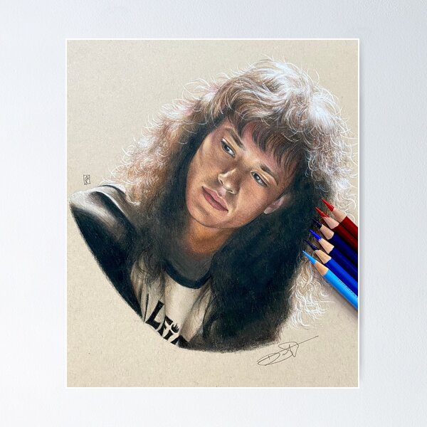 Item preview, Eddie Munson Drawing designed and sold by corlupus.