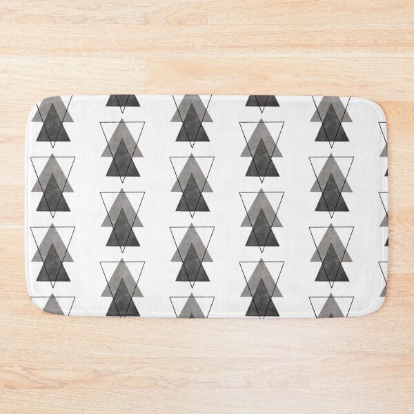 Triangulated. Bath Mat