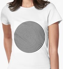 Optical illusion No.1 Women's Fitted T-Shirt