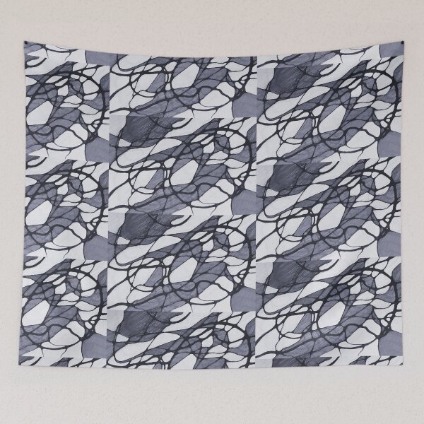 Item preview, Neurographic pattern with a circles and variety shapes by MariDani designed and sold by MariDaniArt.