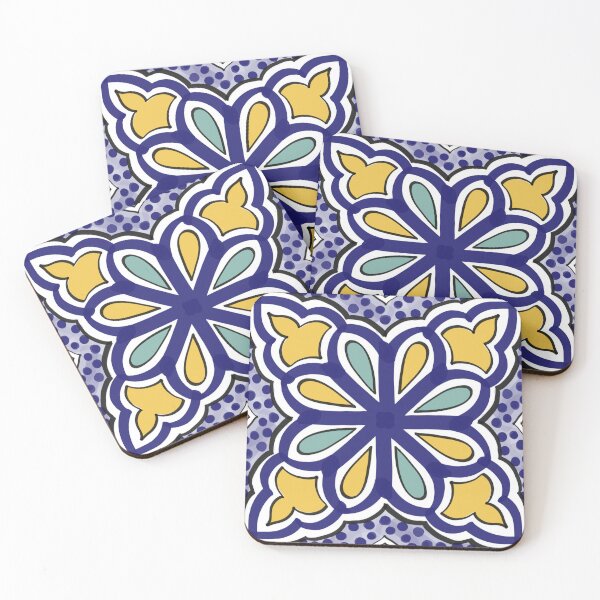 Royal Portuguese Tile Coasters — The Horseshoe Crab