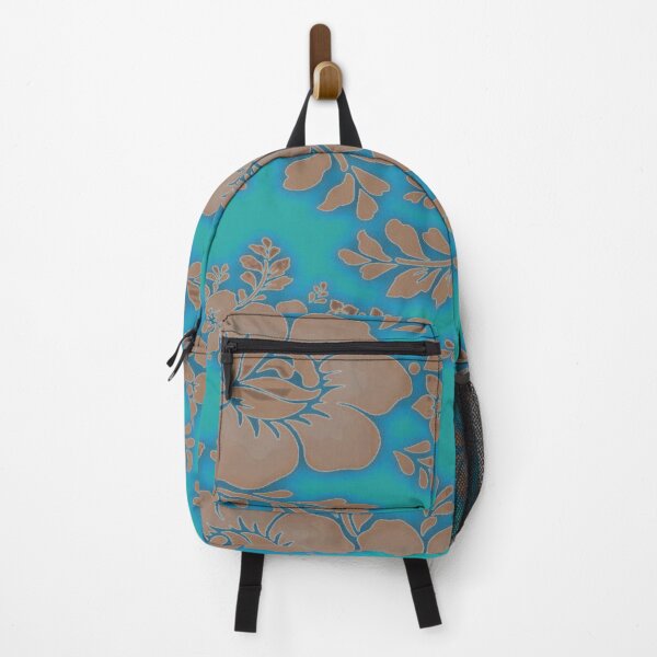 Item preview, Golden flowers on tourquis and blue with damasque holographic effect designed and sold by CONTRAPINK.
