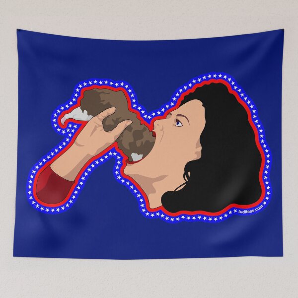 Item preview, Diana comiendo una rata (pegatina de los 80) designed and sold by handcuffed.