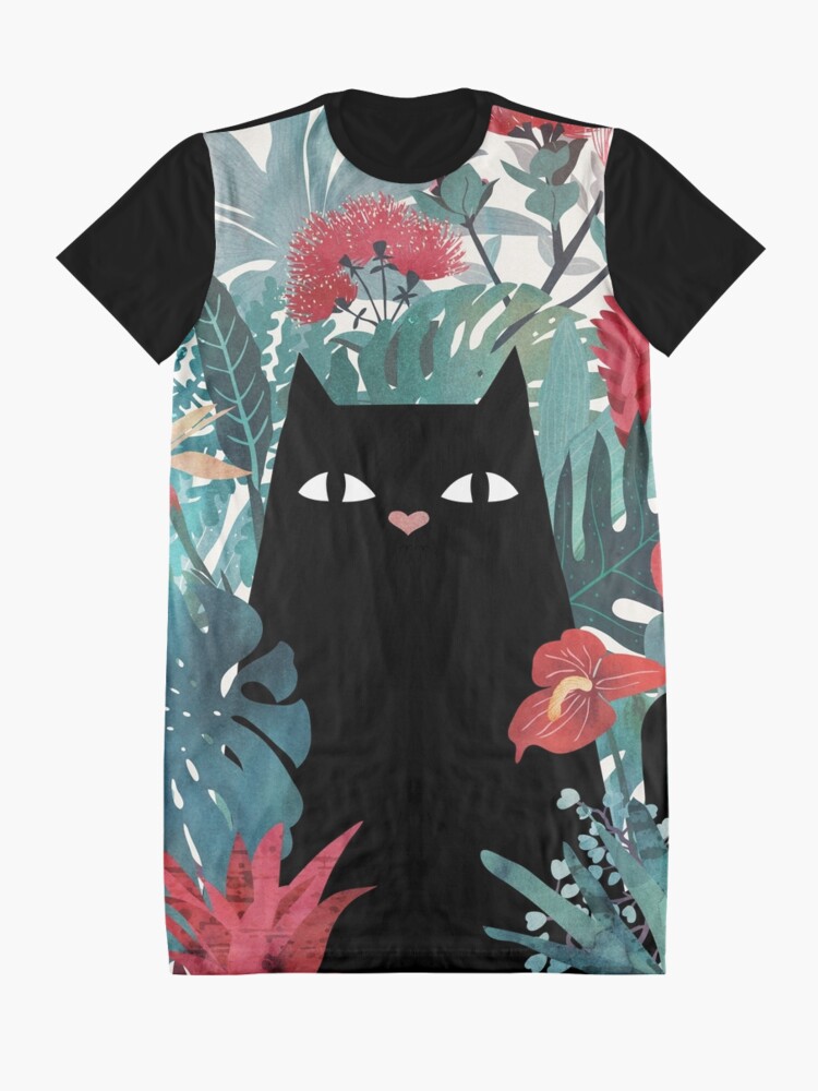 Alternate view of Popoki Graphic T-Shirt Dress