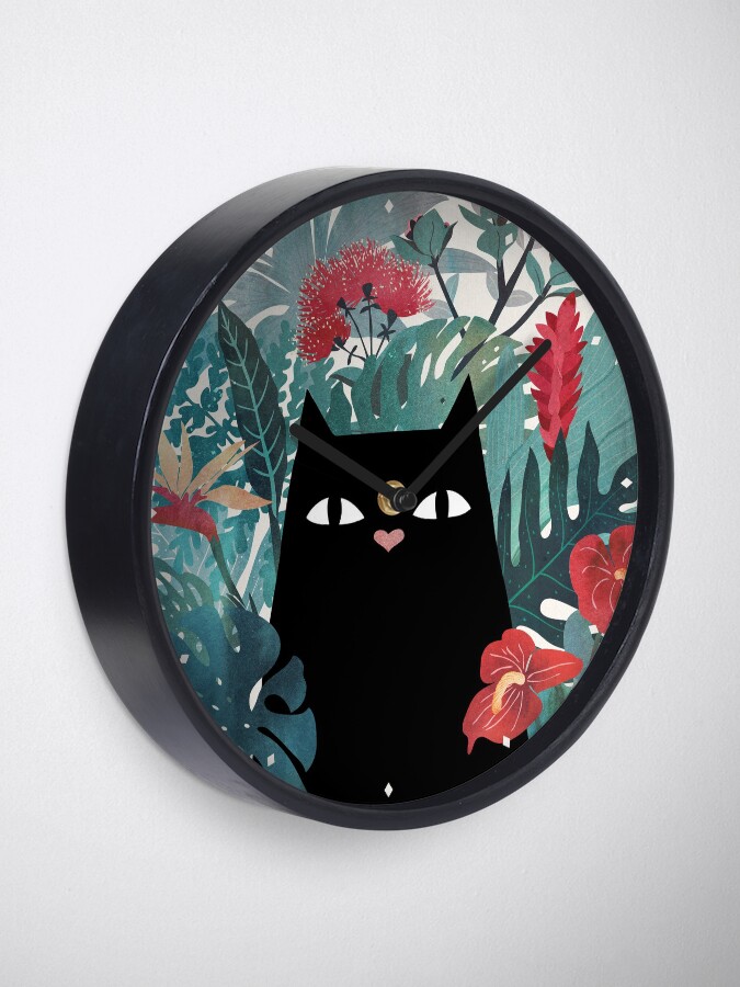 Alternate view of Popoki Clock