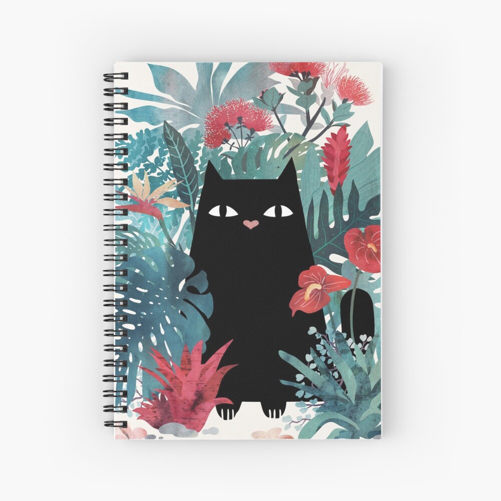 Popoki Spiral Notebook