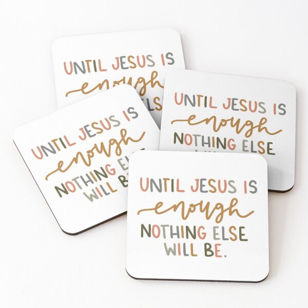 Item preview, Jesus is Enough designed and sold by CCalligraphyCo.