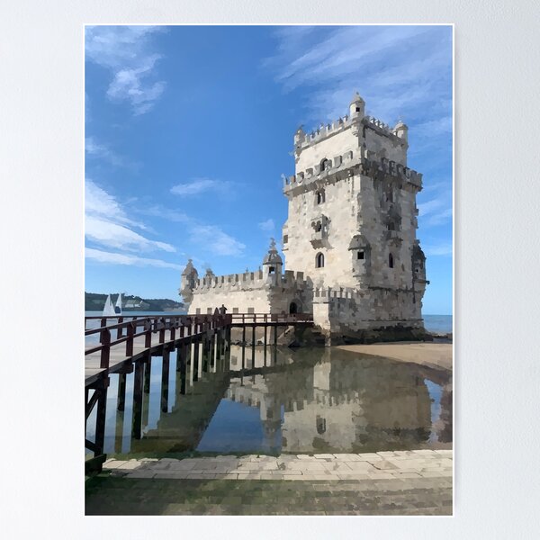 Item preview, Belem Tower in Portugal - Watercolour Style designed and sold by WWWC2288.
