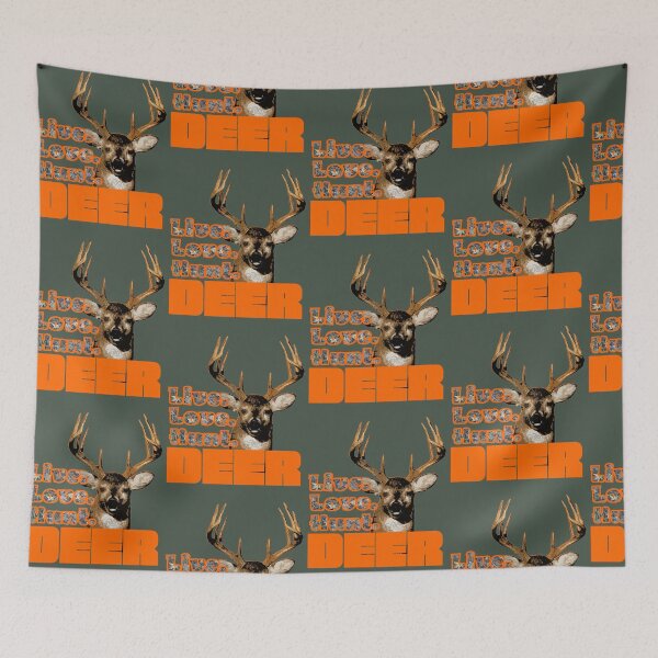 Item preview, Live Love Hunt Whitetail Buck Deer Hunting Design designed and sold by LifeCrush.