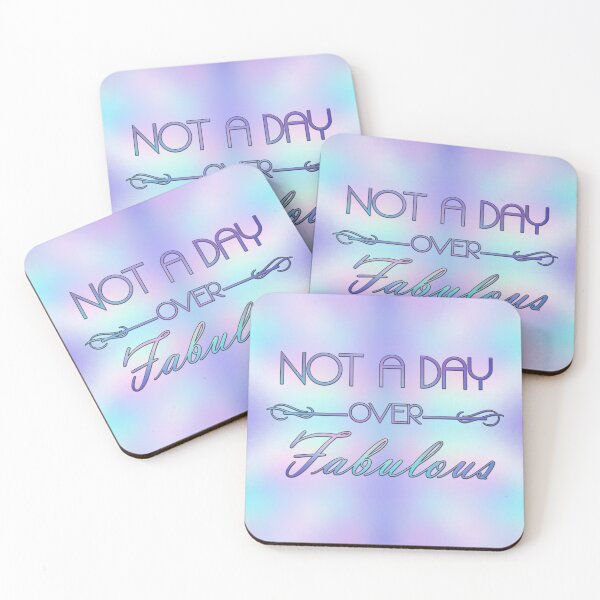 Item preview, Not A Day Over Fabulous - Unicorn Pastel on background designed and sold by JadeRyder.