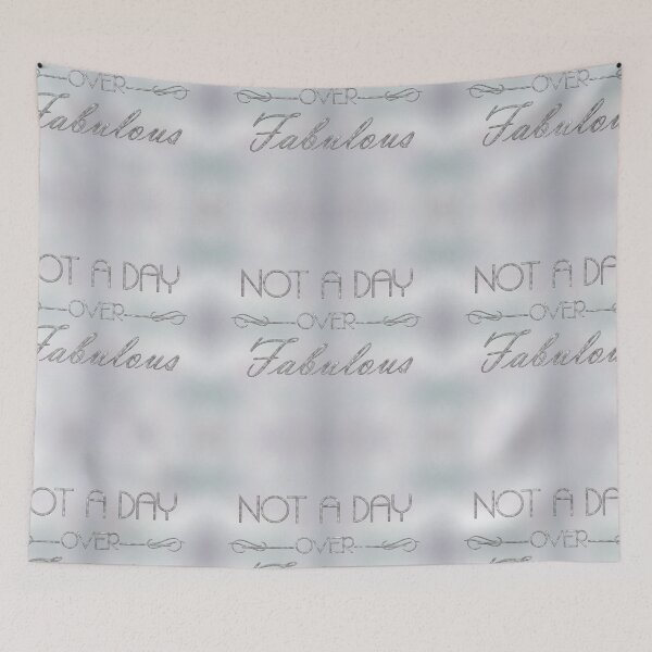 Item preview, Not A Day Over Fabulous - Silver on background designed and sold by JadeRyder.