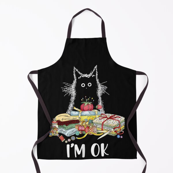 Item preview, Cats I'm Ok Funny Quilting Quilter Love Cats designed and sold by RichardxBen.