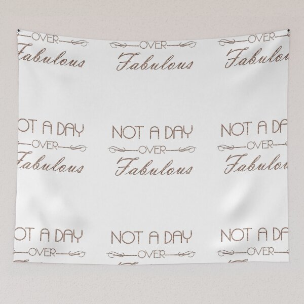 Item preview, Not A Day Over Fabulous - Rose Gold on clear background designed and sold by JadeRyder.