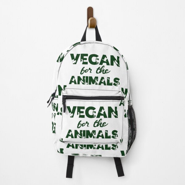 Item preview, Vegan For The Animals green eco veganism designed and sold by incurablehippie.