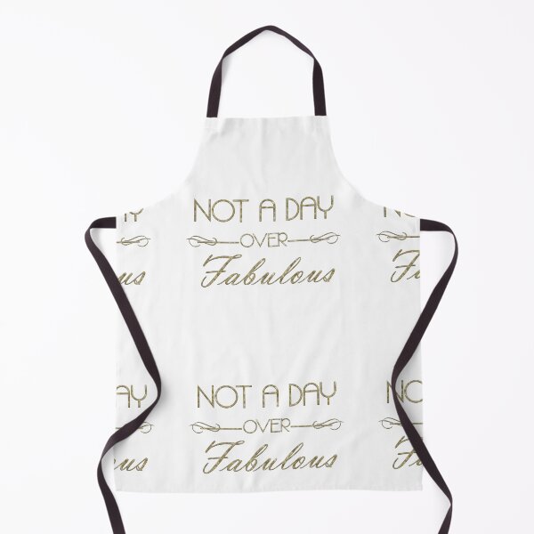 Item preview, Not A Day Over Fabulous - Gold on clear background designed and sold by JadeRyder.