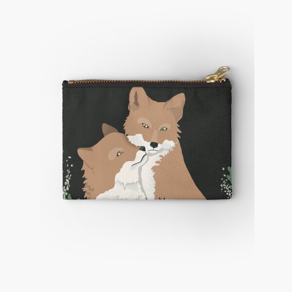 Item preview, Floral Foxes in Love designed and sold by marleywrightart.