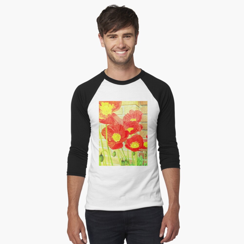 Item preview, Baseball ¾ Sleeve T-Shirt designed and sold by OneDayArt.