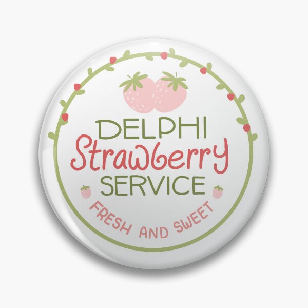 Item preview, Delphi strawberry service designed and sold by Mac-and-noodles.
