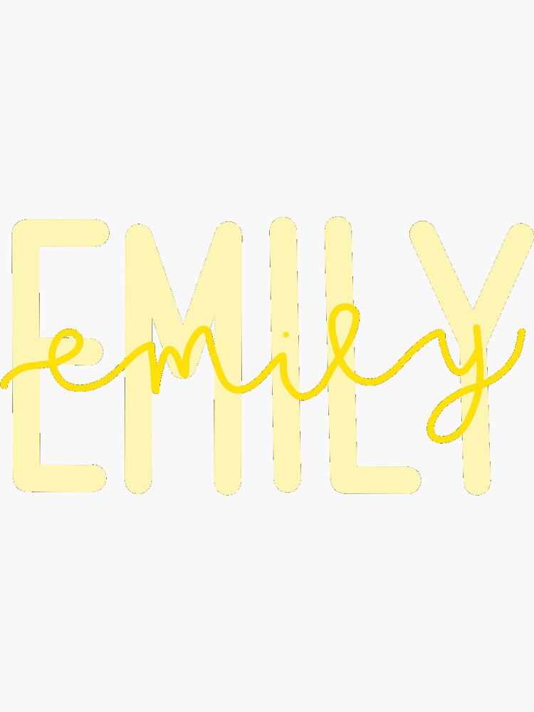 "Preppy emily" Sticker for Sale by mykindapreppy | Redbubble
